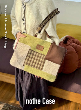 nothe Case「温暖屋挞」拼布日常内胆包单肩电脑包 手提笔记本包