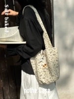 Универсальная вместительная и большая оригинальная свежая сумка на одно плечо, тканевый мешок