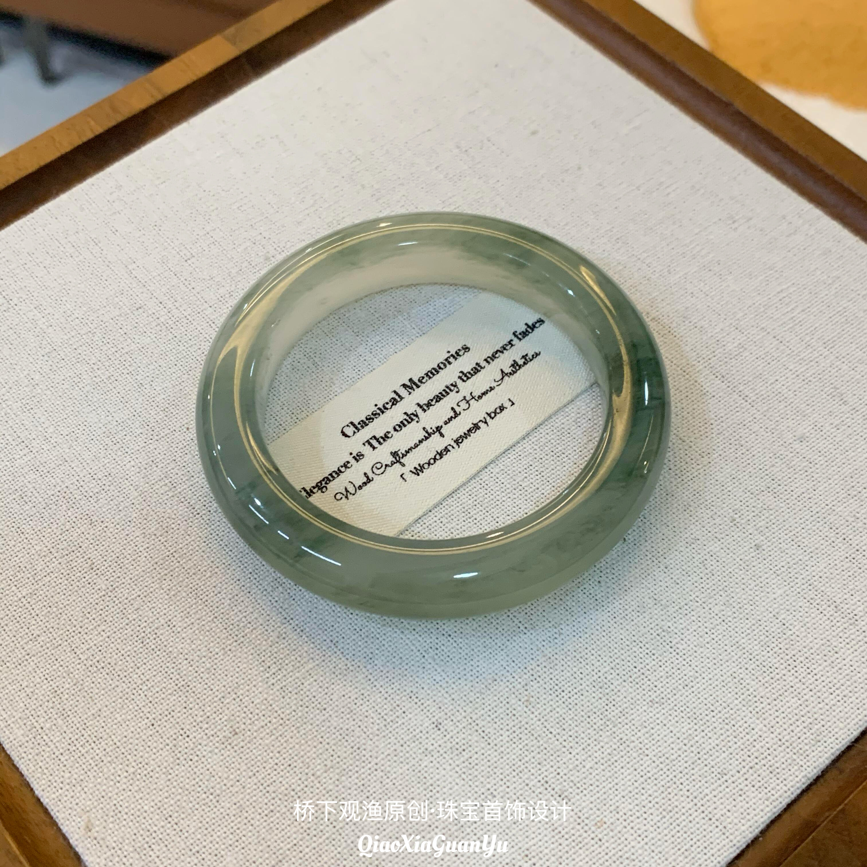天山翠手镯天然新疆金丝玉手镯绿色飘花玉石玉镯子翡翠和田玉平替