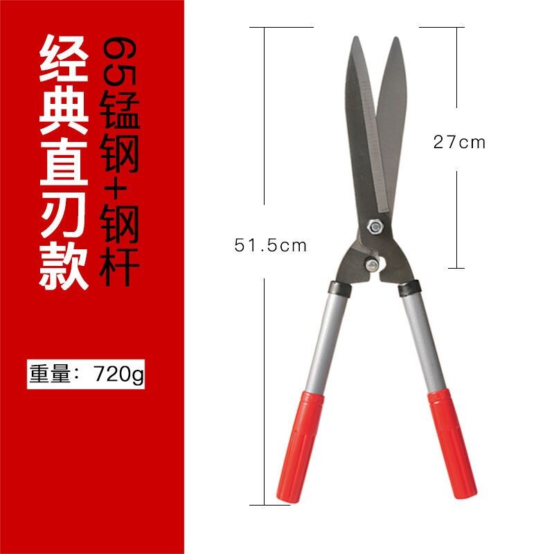 德国进口园艺大剪刀园林修枝剪家用剪刀树枝修剪草坪剪伸缩绿篱剪