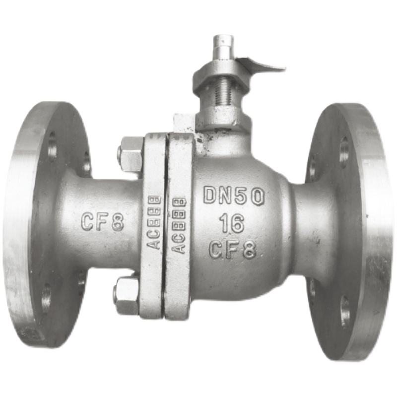 304不锈钢法兰球阀Q41F-16P/25衬氟耐酸碱腐蚀高温蒸汽手动切断阀