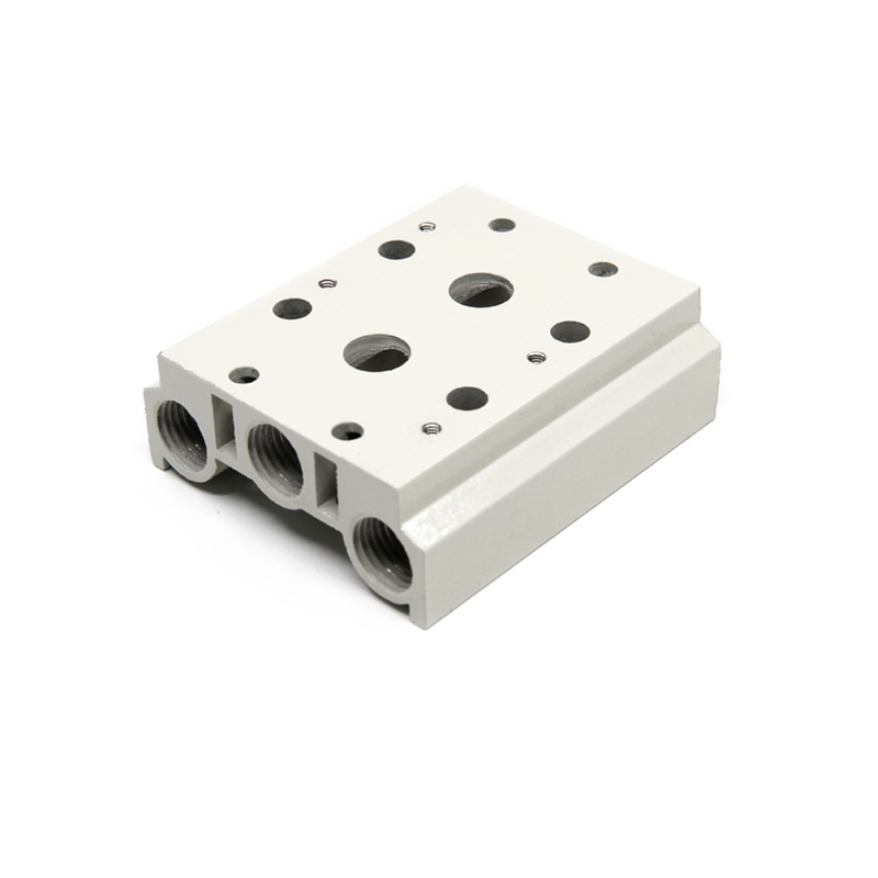 电磁阀底座4V110-06连接汇流板100M2F100M3F100M4F100M5F100M6F位