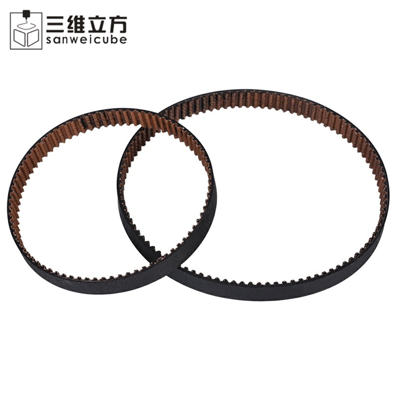 3D打印机配件 2GT-6mm环形防滑闭口同步带 200 280 400 610mm