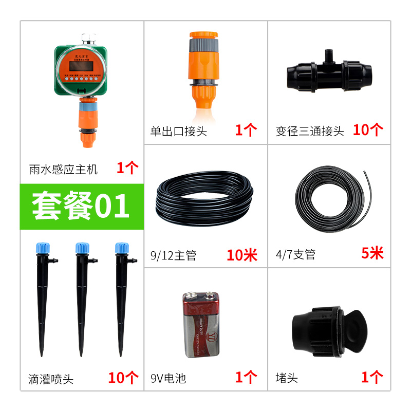 自动浇水器家用花园智能定时感应浇花神器雾化微喷滴灌设备滴灌器