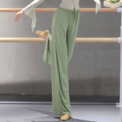 舞之新阔腿舞蹈裤莫代尔显瘦垂感