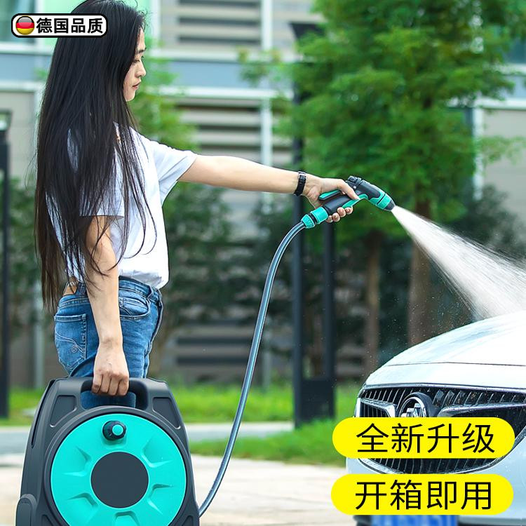 德国进口洗车高压水枪家用冲洗神器喷枪浇花软管接水龙头