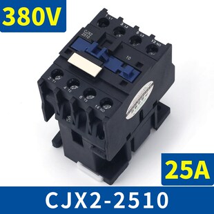 1810家用1210单相220v三相380v交流接触器空调2510小型0910 cjx2