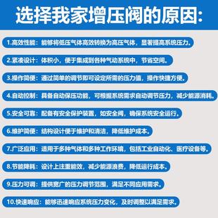 20A空气压缩增压器储气罐气缸 VBA气动增压阀气体增压泵VBA10A