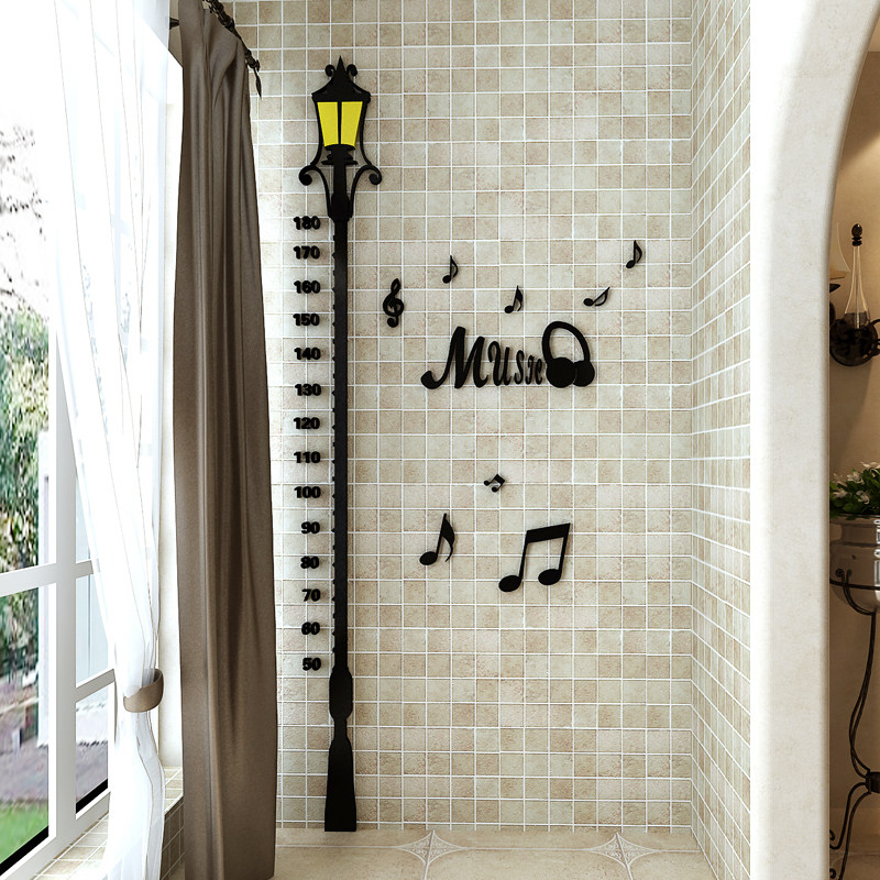 卡通宝宝身高贴3D亚克力立体墙贴创意儿童房客厅玄关量身高尺墙贴,工业油品/胶粘/化学/实验室用品,实验室漏斗,淘宝优惠券,粉丝福利购,淘宝优惠卷