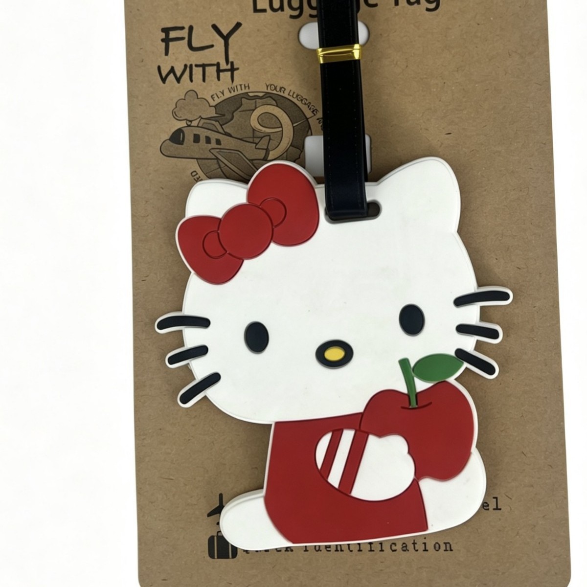 可爱卡通凯蒂猫行李牌 KT小猫包袋配件