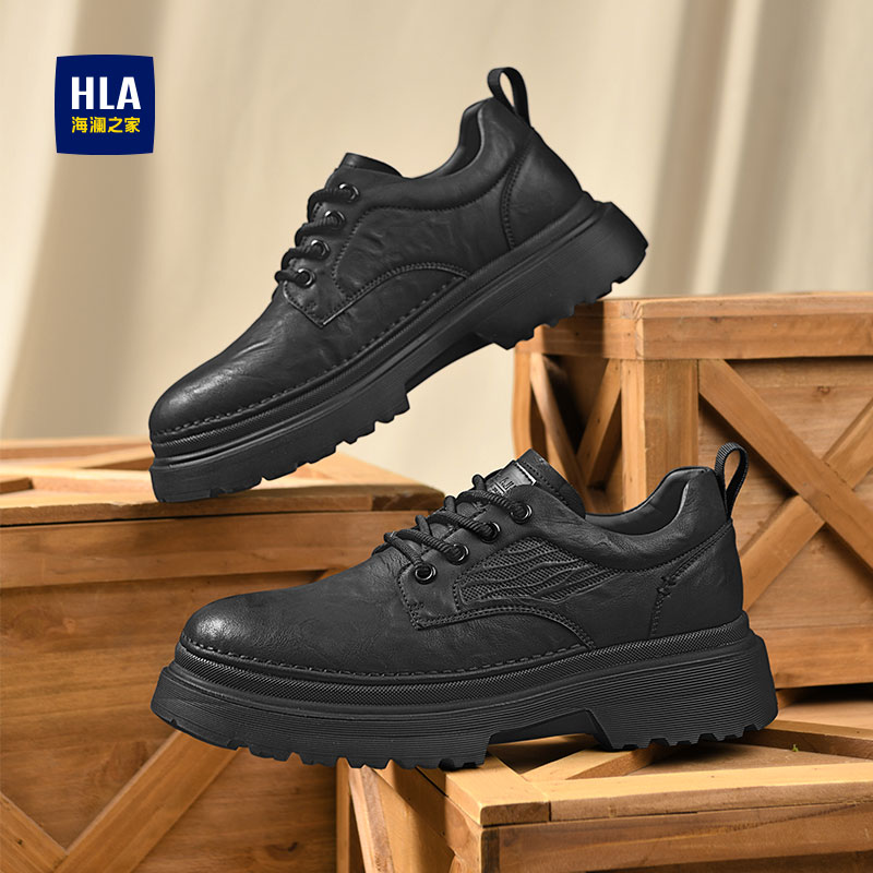 百搭休闲鞋英伦风防滑工装鞋男