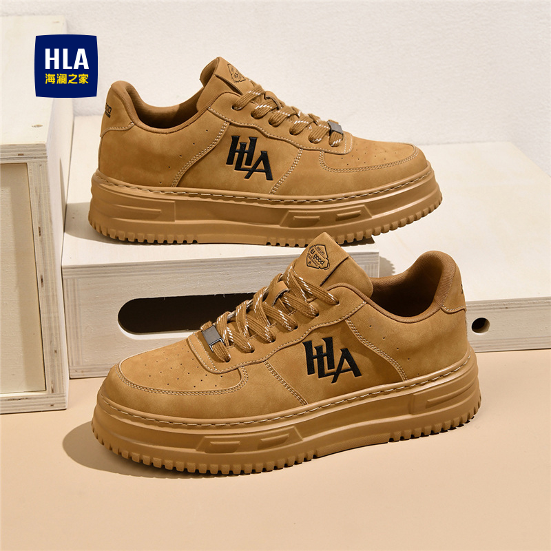 休闲板鞋男厚底增高运动空军板鞋