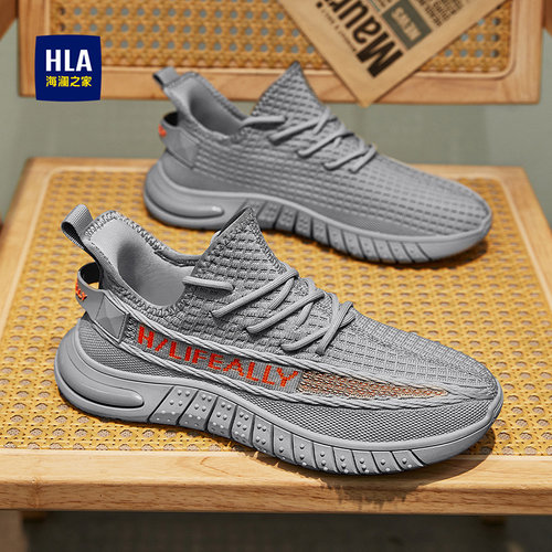 休闲飞织鞋运动椰子鞋网鞋透气