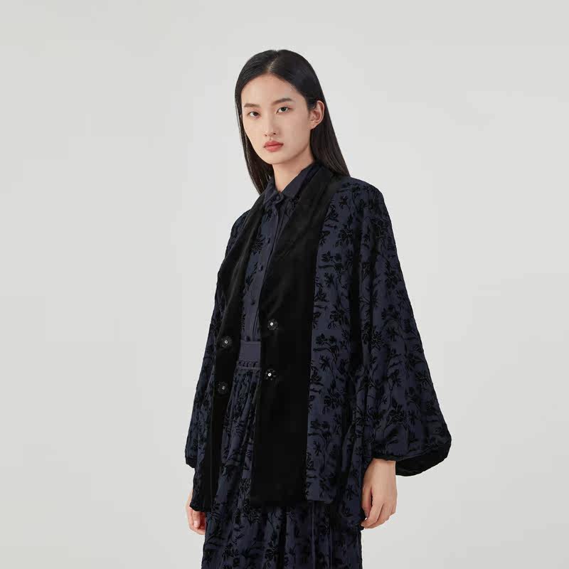 EXCEPTION例外女装两面穿广袖外套棉服AA22-V1A01
