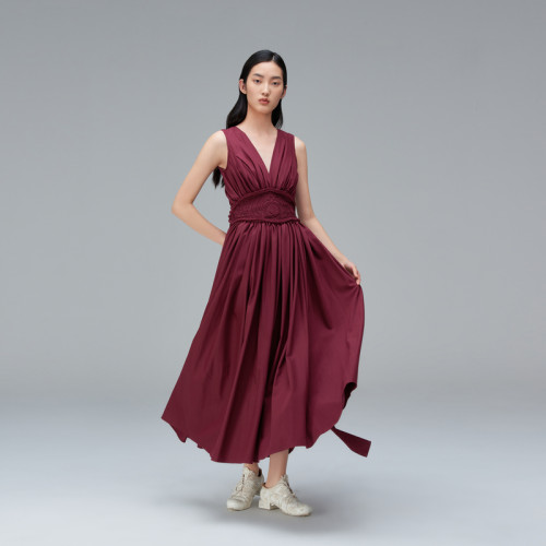 EXCEPTION雷山绣花连衣裙A120-Y1J21