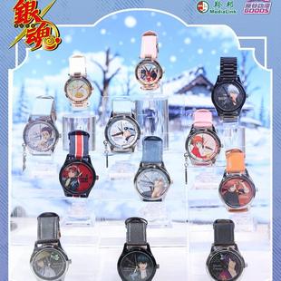 正版 潮玩二次元 坂田银时神乐动漫周边腕表礼物 新款 银魂手表盲盒
