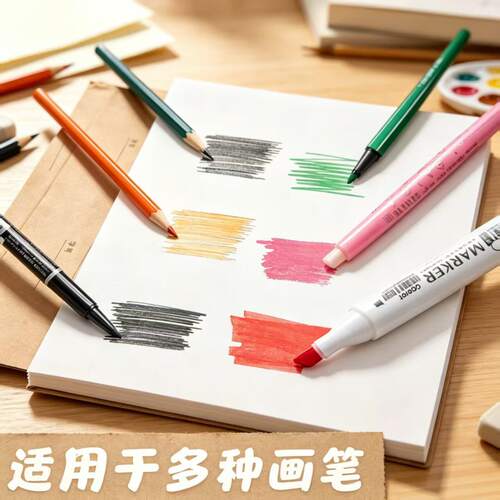 加厚A4牛皮纸封面图画本空白绘画本本画画本幼儿园小学生画本