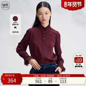 休闲洋气高端潮流衬衫 Distin 女 新款 时尚 Kidny 迪凯冬季