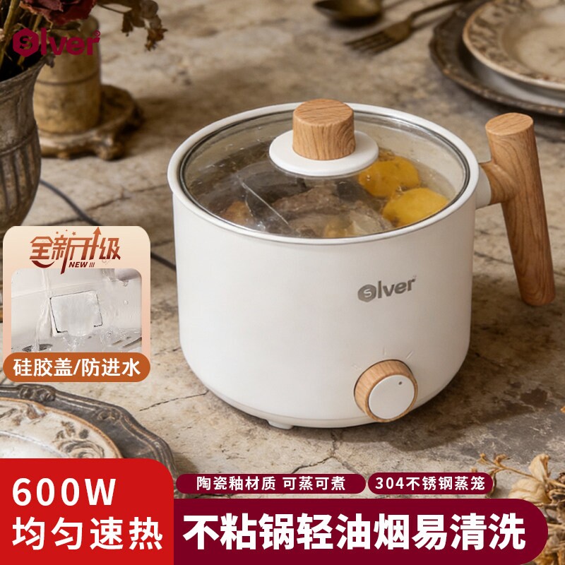 Slver电煮锅一体锅多功能小型家
