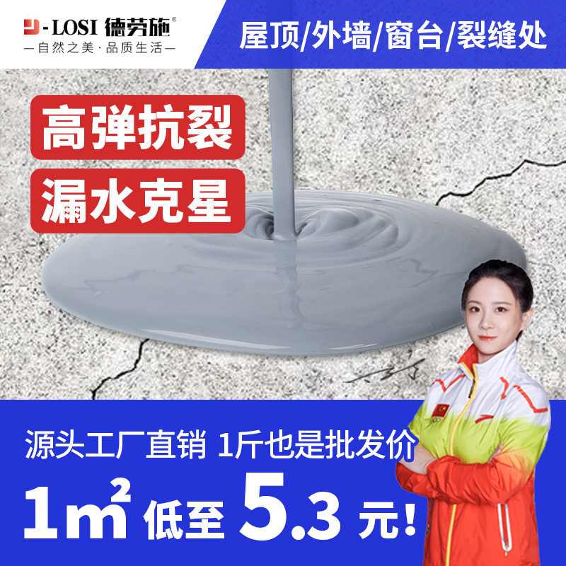 屋顶防水补漏材料聚氨酯涂料堵漏