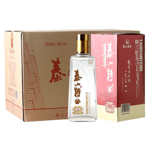 泰山牌白酒 泰山特曲 38度泰山5 小窖佳酿 浓香型白酒