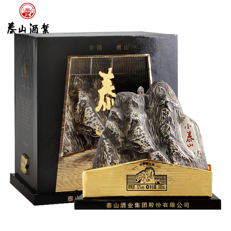 泰山牌浓香型白酒52度头天500mL