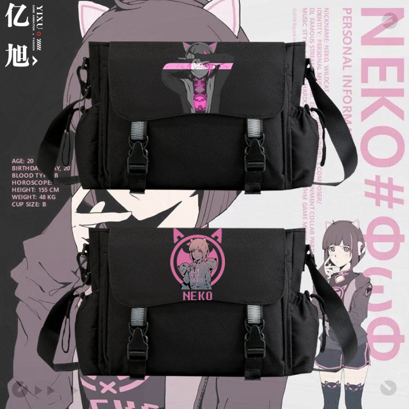 neko电子音乐手游音乐世界cytus2周边时尚单肩包男女斜挎办公包