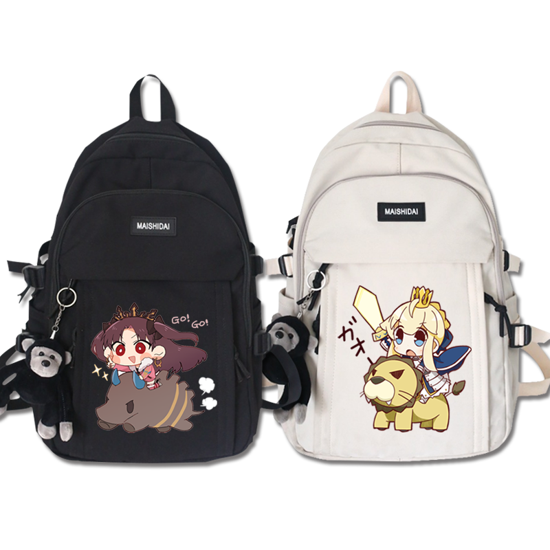 saber动漫fate英灵圣杯亚瑟王游戏周边学生书包男女双肩背包tt