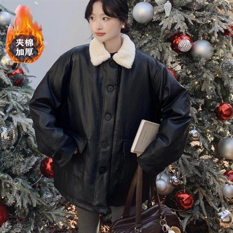 大码显瘦欧洲站时尚减龄新款翻领美式洋气夹克女秋冬风衣外套大衣,女装/女士精品,时尚套装,淘宝优惠券,粉丝福利购,淘宝优惠卷