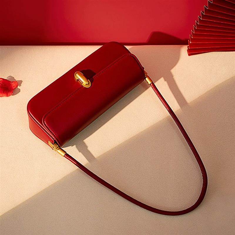 红色婚包女新娘包包2025新款小众单肩法棍腋下包上班通勤手提女包,箱包皮具/热销女包/男包,通用款女包,淘宝优惠券,粉丝福利购,淘宝优惠卷