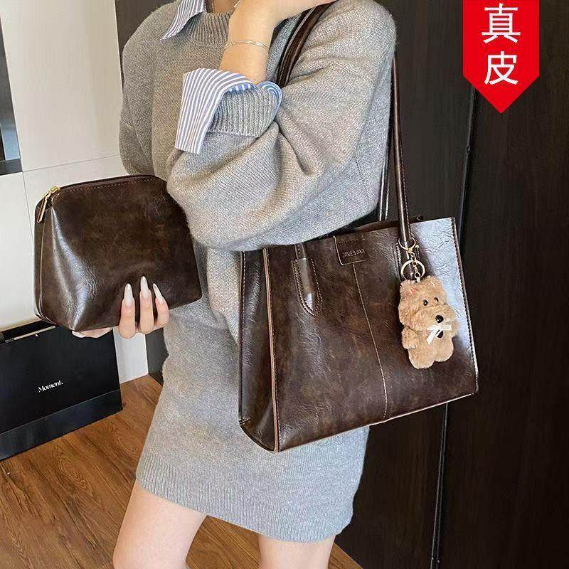 法国潮流复古高级质感单肩托特包2025超火新款大容量洋气精致女包,箱包皮具/热销女包/男包,通用款女包,淘宝优惠券,粉丝福利购,淘宝优惠卷