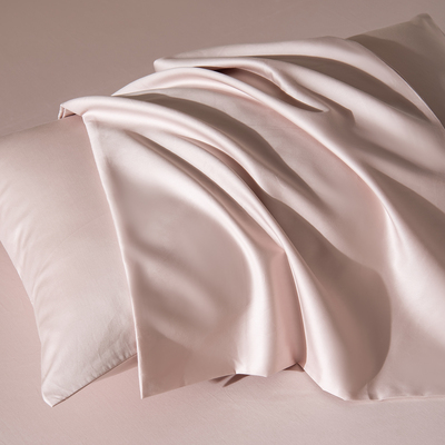 长绒棉全棉枕头套48x74cm一对装