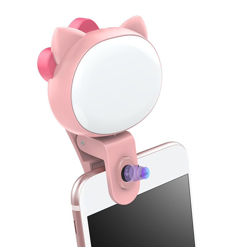 手机镜头补光灯美颜自拍直播补光灯vlog视频拍摄补光灯广角镜头