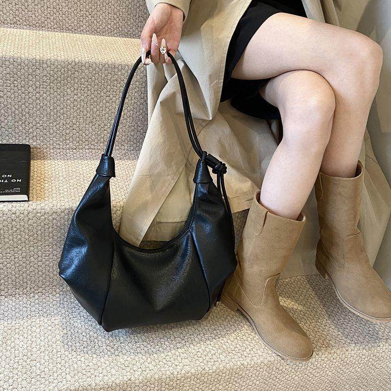 棒球腋下包美拉德包包女2025新款小众复古单肩斜挎包真皮饺子女包,箱包皮具/热销女包/男包,通用款女包,淘宝优惠券,粉丝福利购,淘宝优惠卷