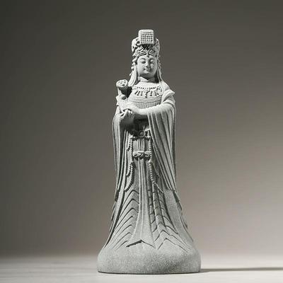 中式人物办公室造景客厅青砂石