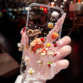 2yk卡通可爱苹果17原创iphone16promax新款 手机壳15透明14滴胶13闪粉8plus软7p硅胶12mini适用xs保护套se小众