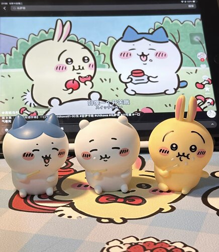 吉伊卡哇汽车摆件桌面摆件装饰车载摆件chiikawa乌萨奇公仔车搭子