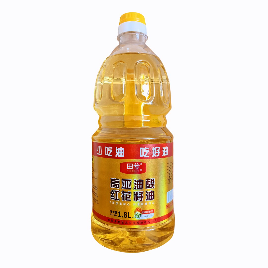 新疆直发红花籽油哈萨克斯坦原料红花籽冷榨红花籽食用油包邮
