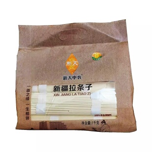 新疆拉条子拌面面食黄面圆面条非挂面手擀面拉面方便速食直发包邮