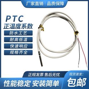 PTC热敏电阻测温探头 1K 2K 3K 5K 10K 20K 50K 温控传感器两线制