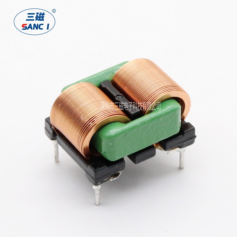 电源EMI滤波器 共模电感 30mH 3A SQ1L515扁平线方形插脚电感线圈