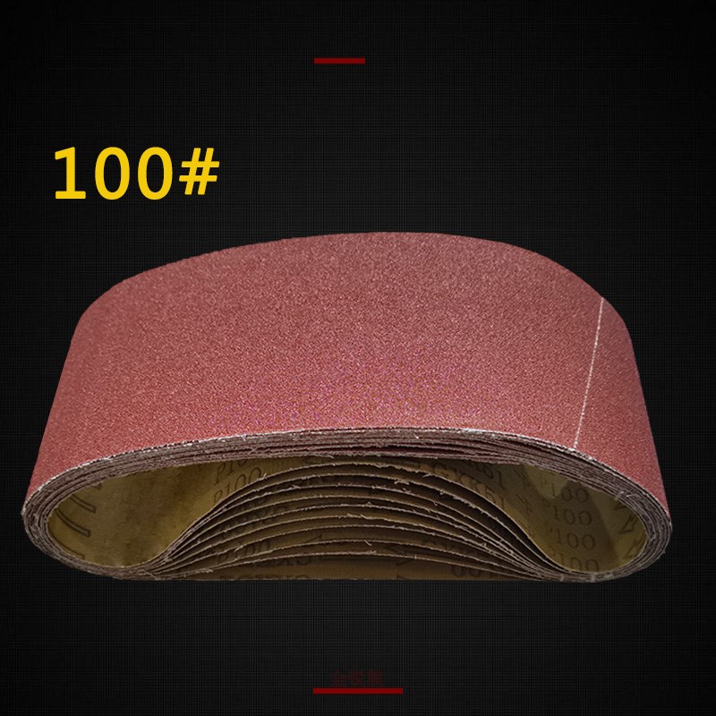 小型砂带机坦克机砂带条610x100不锈钢家具木工打磨抛光环形沙带