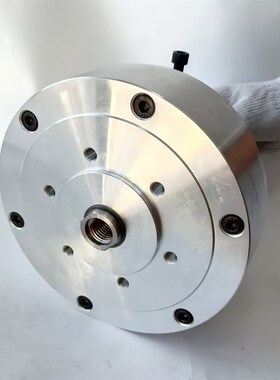 高速中实回转气缸三爪夹头气动缸旋转动KH110/130/160/200S/B车牀