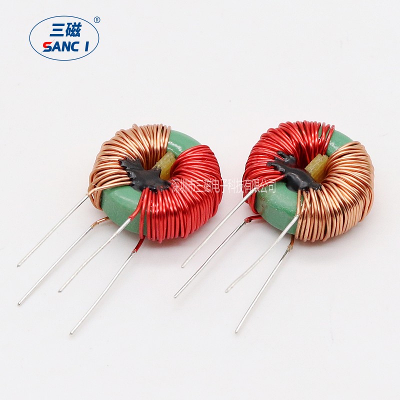 共模电感 10MH 2A 0.4线 12X6X4  环L形电感线圈 电源滤波磁环电
