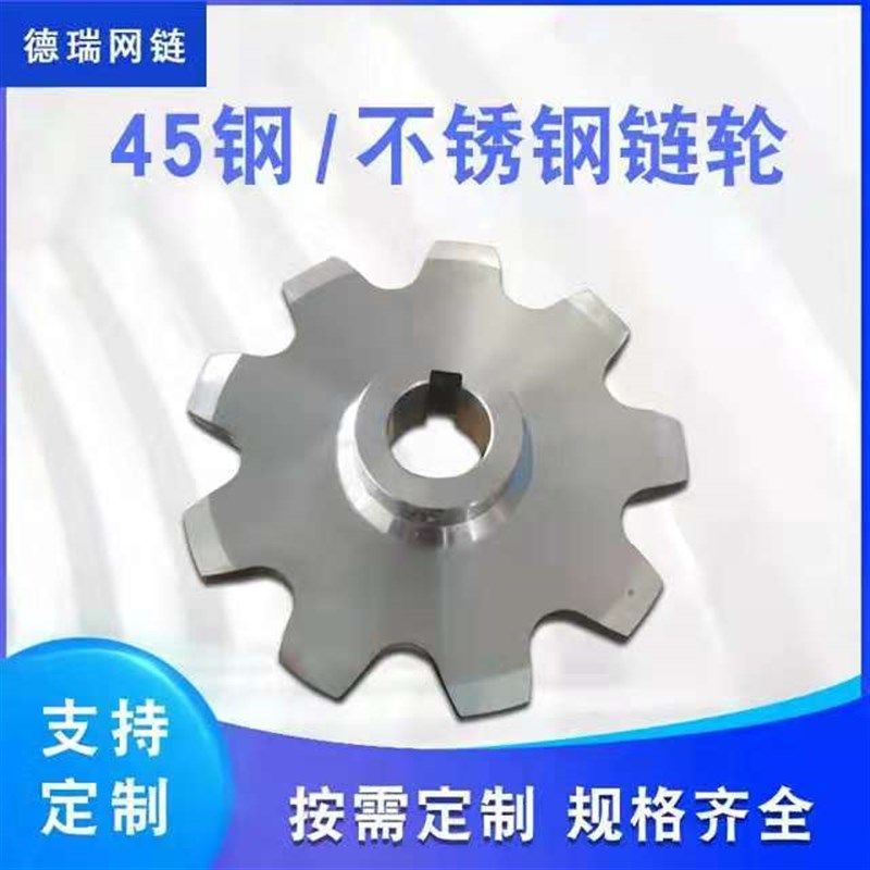 3分4分5分08A08B06B10A12A不锈钢链轮304加工链条428双排齿轮定做