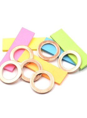 DIN7603AhJB1002JB/ZQ4454JB/ZQ4784紫铜垫圈密封垫圈红铜