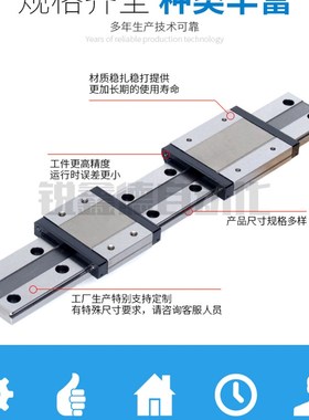 国产精密微型直线导轨滑块滑轨RSR LWL MGN MGW7/9/12/15/20 加长