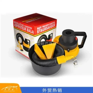 干湿两用车载吸尘器120w大功率多功能圆桶汽车吸尘器 车用吸尘器