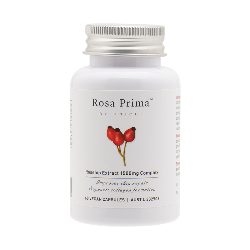 Unichi 玫瑰果精华胶囊二代 60粒  28.8月