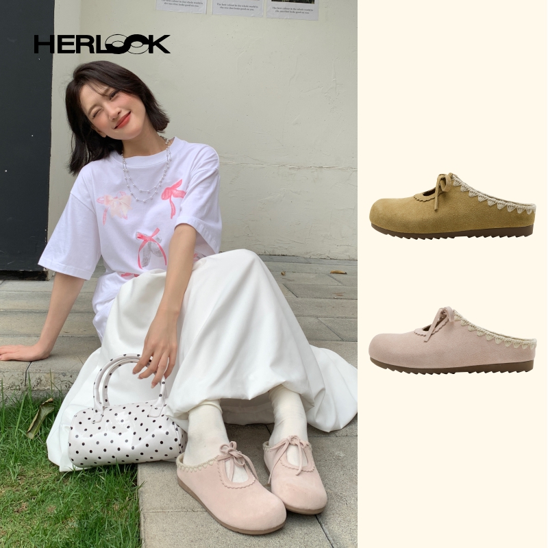 HERLOOK镂空勃肯鞋拖鞋